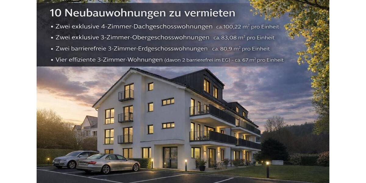 Etagenwohnung Gaildorf - 3 Zimmer, 81 m&sup2;, 1.100&euro; | Angebot:25163241