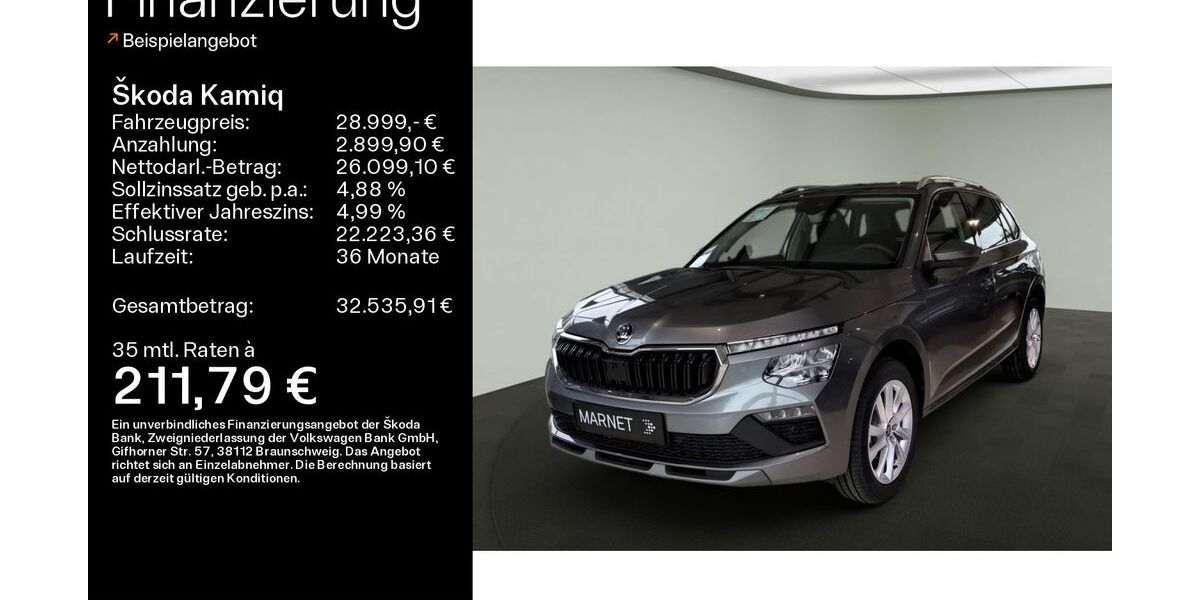 Skoda Kamiq 5.500 km 28.999 &euro; Heidenheim an der Brenz 89520