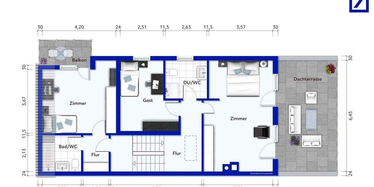 Doppelhaushälfte Aalen Unterkochen - 5 Zimmer, 140 m&sup2;, 598.700&euro; | Angebot:25687029