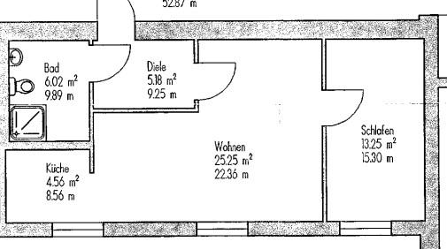 Etagenwohnung Heidenheim an der Brenz - 2 Zimmer, 52 m&sup2;, 440&euro; | Angebot:25230083