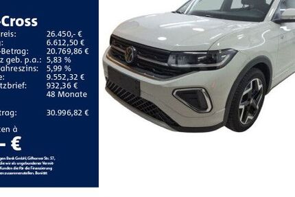 VW T-Cross 9.110 km 26.450 &euro; Schwäbisch Gmünd 73525