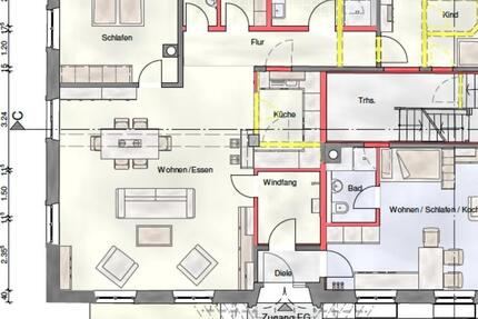 Wohnung Frankenhardt - 3 Zimmer, 113 m&sup2;, 1.290&euro; | Angebot:25783422