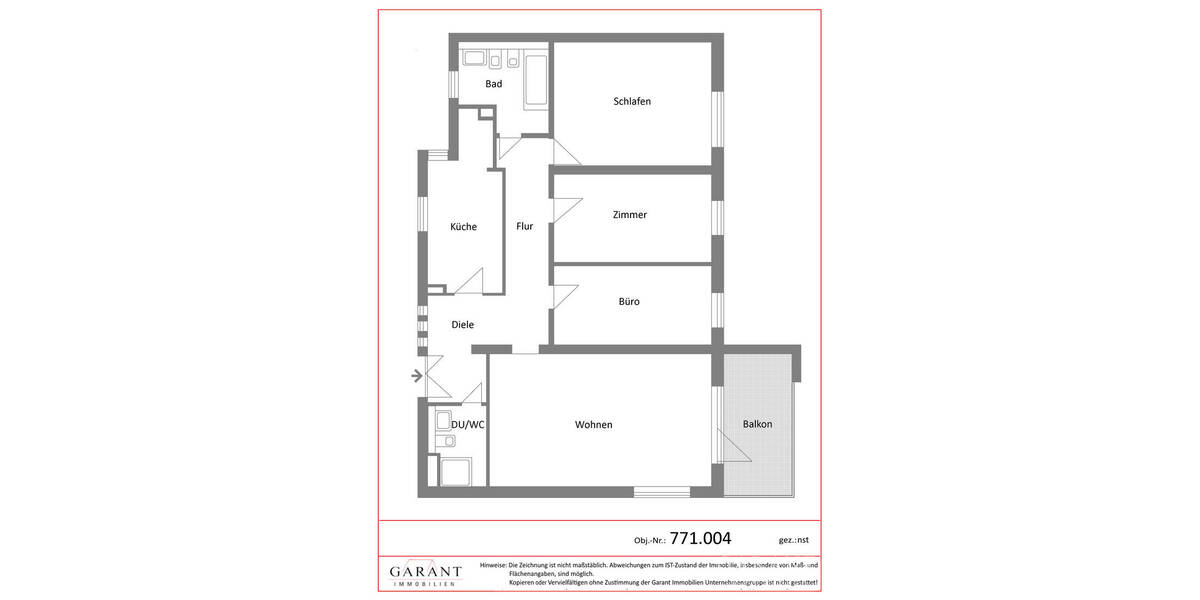 Etagenwohnung Heidenheim an der Brenz Schnaitheim - 4 Zimmer, 97 m&sup2;, 213.000&euro; | Angebot:26379808