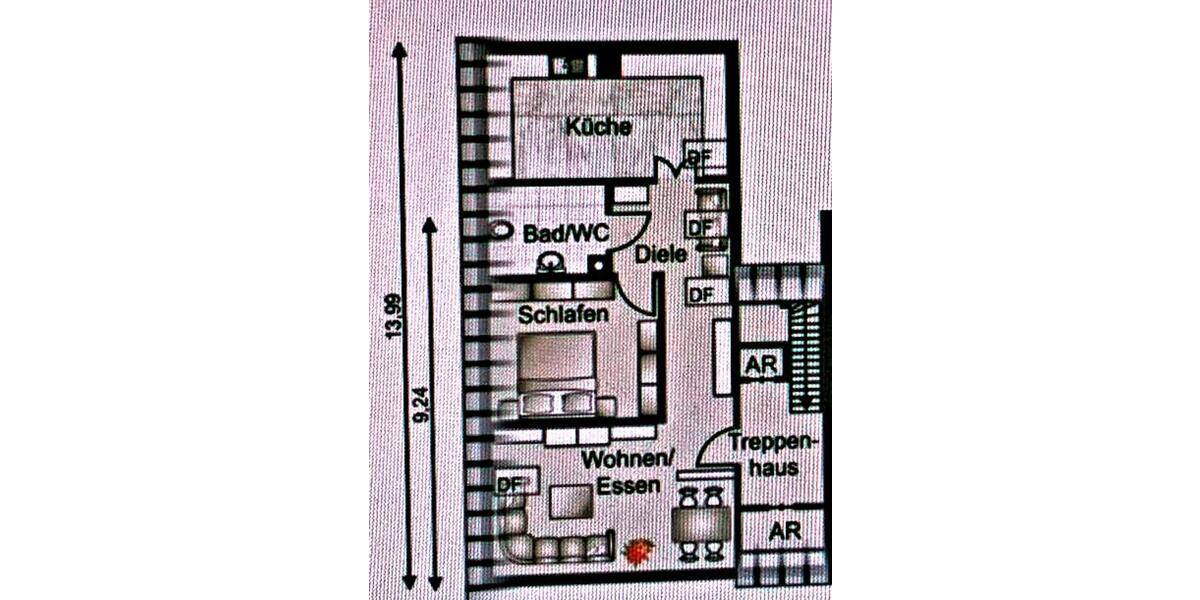 Dachgeschoßwohnung Schwäbisch Gmünd - 2.5 Zimmer, 85 m&sup2;, 890&euro; | Angebot:23423757