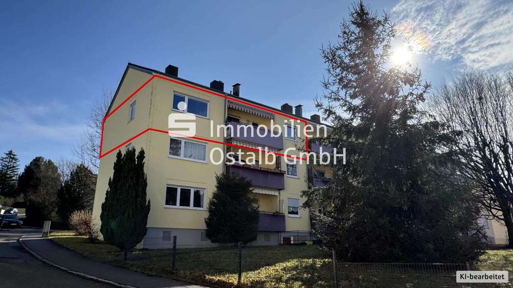Etagenwohnung Aalen Unterkochen - 3 Zimmer, 73 m&sup2;, 199.000&euro; | Angebot:26988903