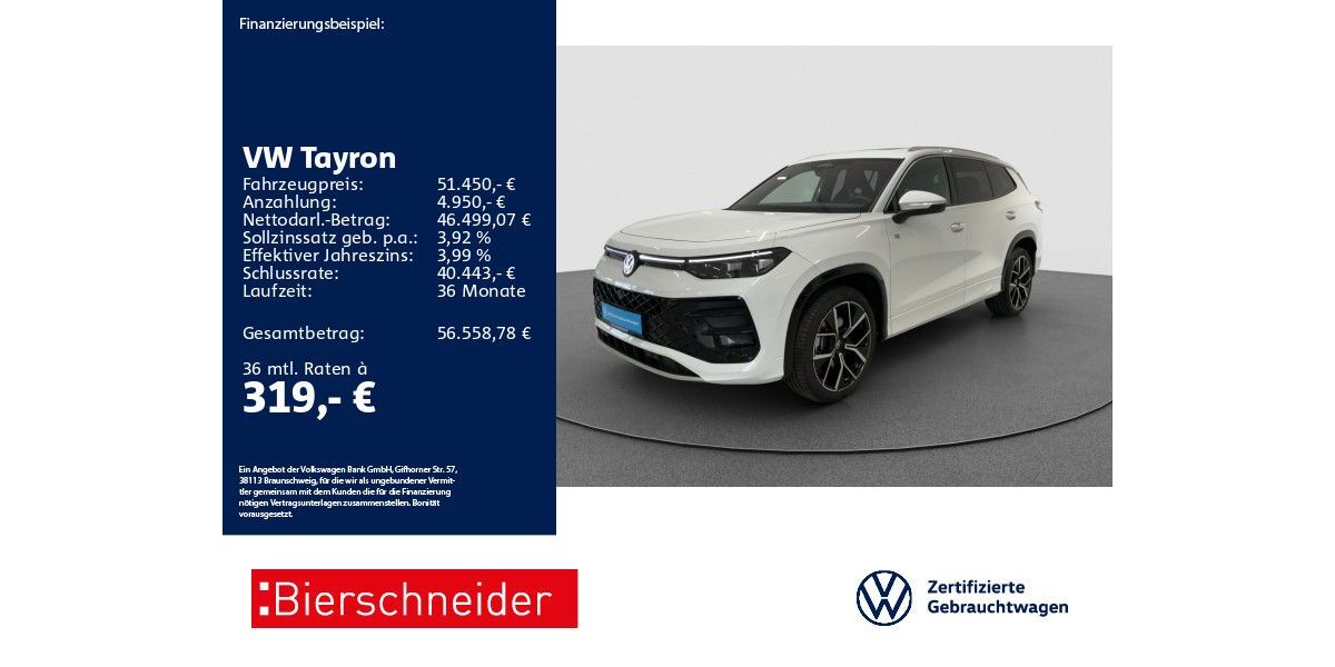 VW Tayron 9.912 km 51.450 &euro; Aalen 73431