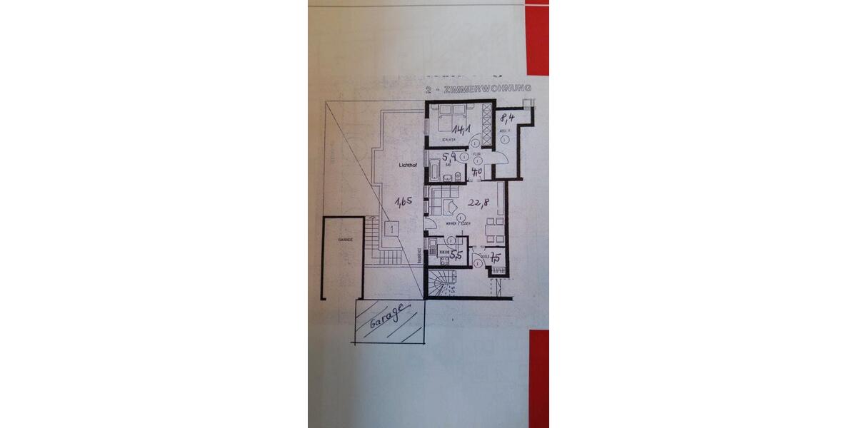 Etagenwohnung Aalen Dewangen - 2.5 Zimmer, 67 m&sup2;, 199.000&euro; | Angebot:26676048