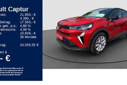 Renault Captur 18.762 km 21.950 &euro; Schwäbisch Gmünd 73525