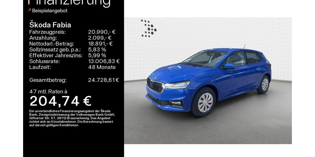 Skoda Fabia 3.200 km 20.990 &euro; Heidenheim an der Brenz 89520