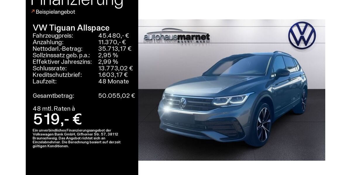 VW Tiguan Allspace 25.500 km 45.480 &euro; Heidenheim an der Brenz 89520