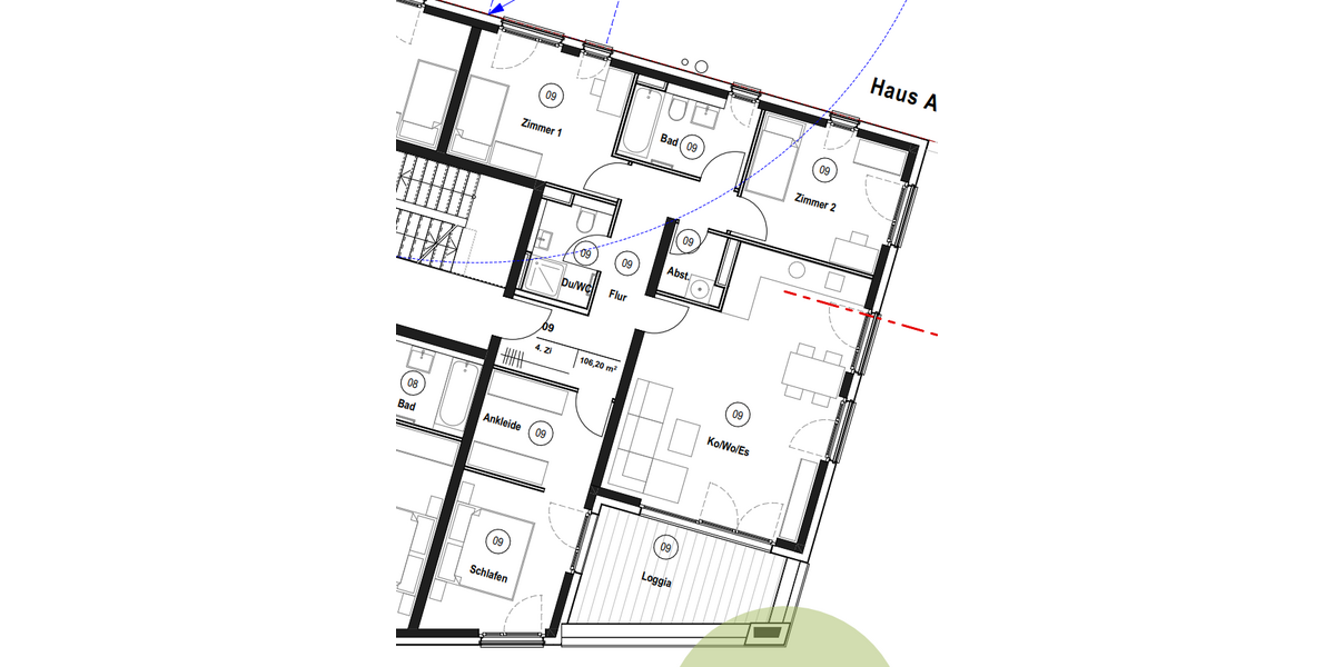 Etagenwohnung Schwäbisch Gmünd Unterbettringen - 4 Zimmer, 106 m&sup2;, 1.230&euro; | Angebot:27651472