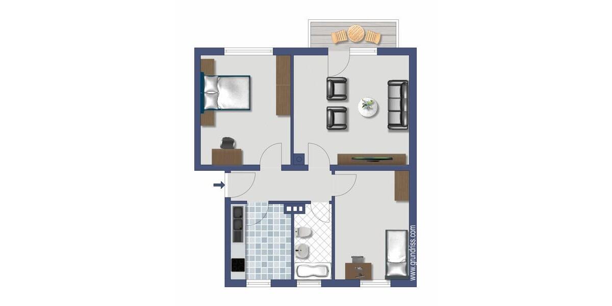 Etagenwohnung Heidenheim an der Brenz - 3 Zimmer, 53 m&sup2;, 579&euro; | Angebot:26596008