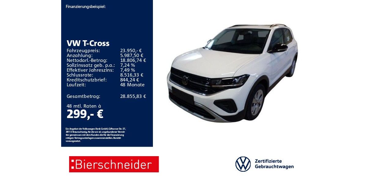 VW T-Cross 8.747 km 23.950 &euro; Aalen 73431