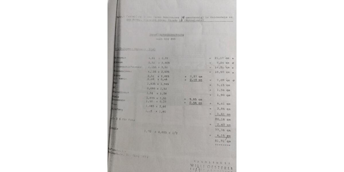 Etagenwohnung Heidenheim an der Brenz Aufhausen - 3.5 Zimmer, 82 m&sup2;, 185.000&euro; | Angebot:25591274