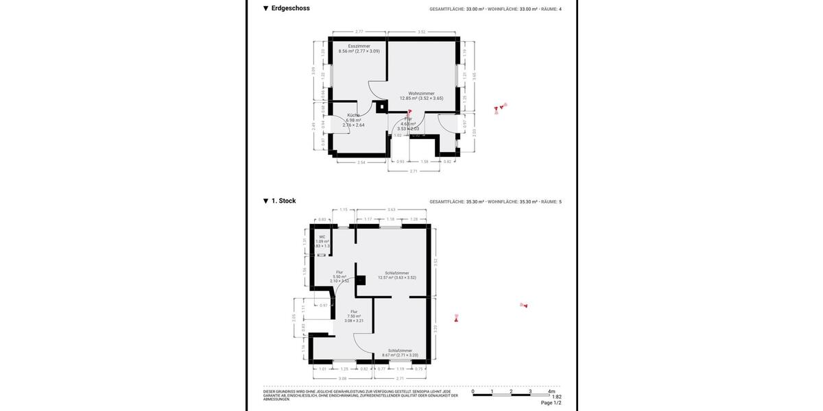 Reihenhaus Aalen Unterkochen - 6 Zimmer, 90 m&sup2;, 275.000&euro; | Angebot:24641568