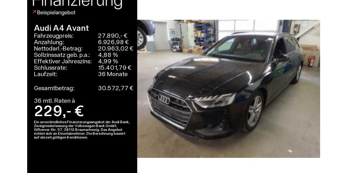 Audi A4 120.848 km 26.890 &euro; Heidenheim a. d. B. 89520