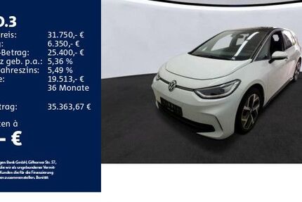 VW ID.3 22.464 km 31.750 &euro; Schwäbisch Gmünd 73525