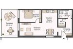 Erdgeschoßwohnung Aalen Unterkochen - 2.5 Zimmer, 78 m&sup2;, 1.180&euro; | Angebot:23428999