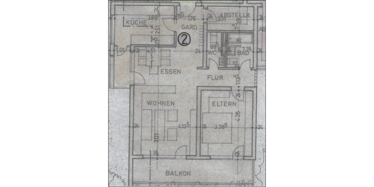 Erdgeschoßwohnung Königsbronn - 2.5 Zimmer, 77 m&sup2;, 194.000&euro; | Angebot:25257180