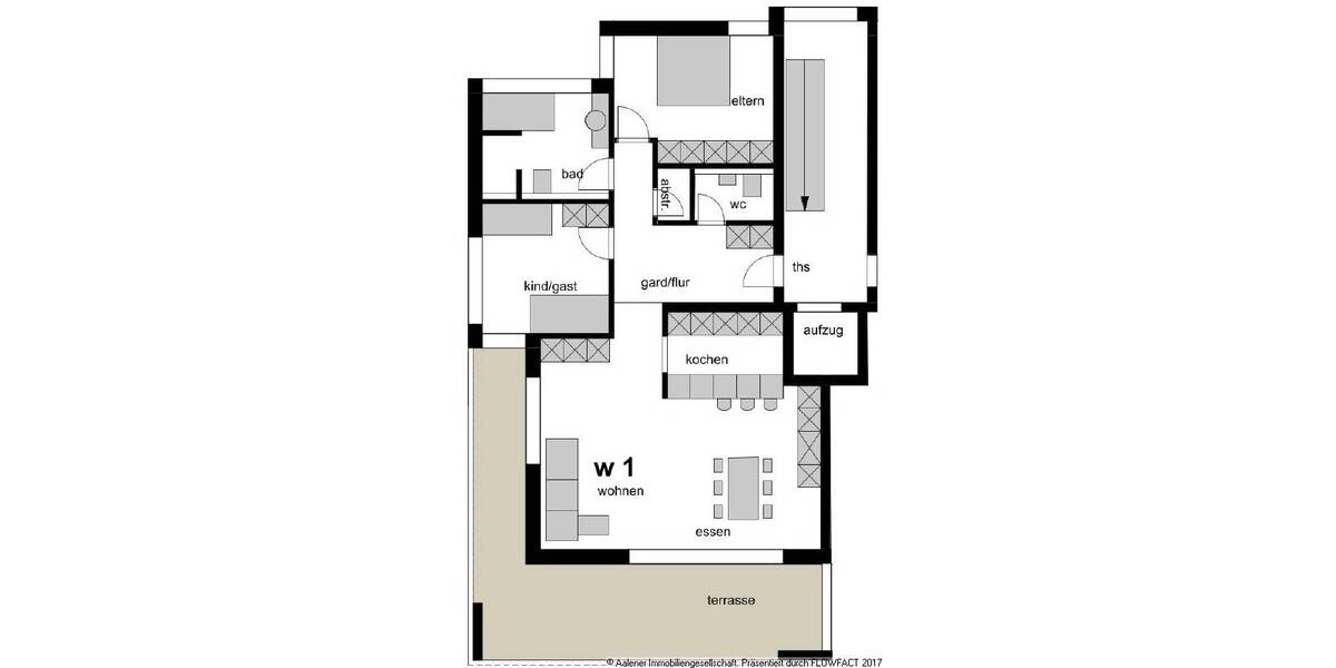 Etagenwohnung Aalen Unterkochen - 3 Zimmer, 100 m&sup2;, 390.000&euro; | Angebot:25661209
