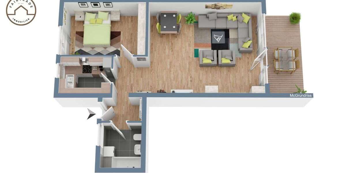 Etagenwohnung Mergelstetten Mergelstetten - 2.5 Zimmer, 72 m&sup2;, 219.000&euro; | Angebot:26672751