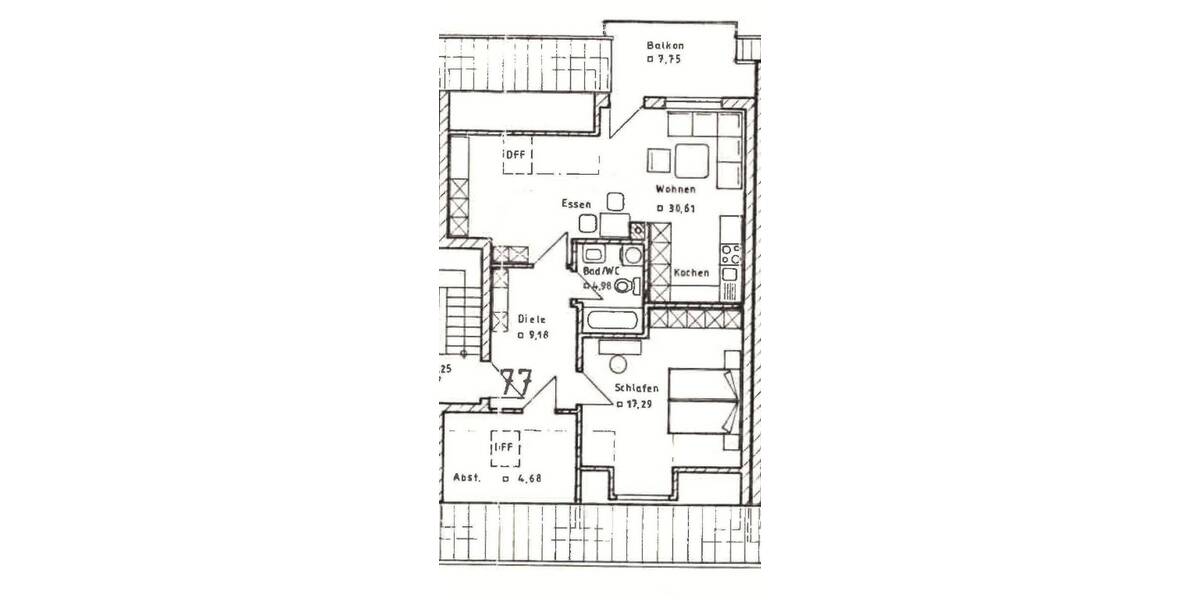 Etagenwohnung Nördlingen - 2 Zimmer, 68 m&sup2;, 234.000&euro; | Angebot:25817817