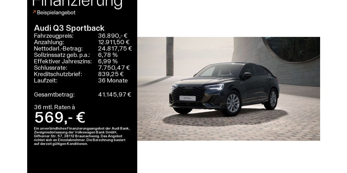 Audi Q3 24.868 km 36.890 &euro; Heidenheim a. d. B. 89520