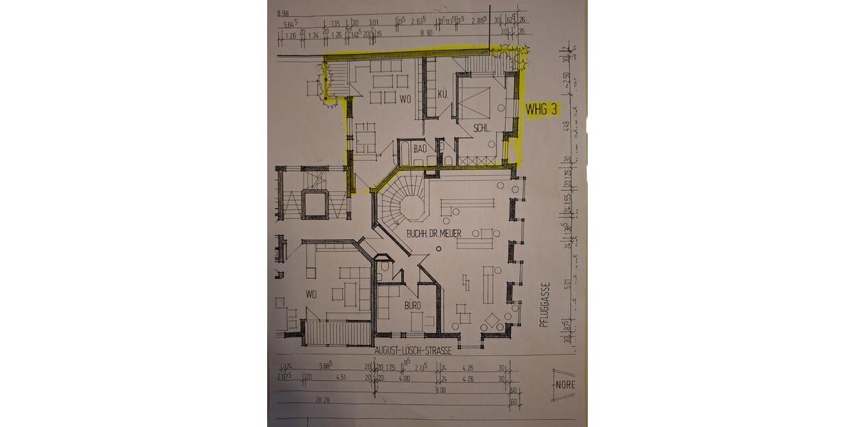 Etagenwohnung Heidenheim an der Brenz - 2 Zimmer, 72 m&sup2;, 220.000&euro; | Angebot:25220224