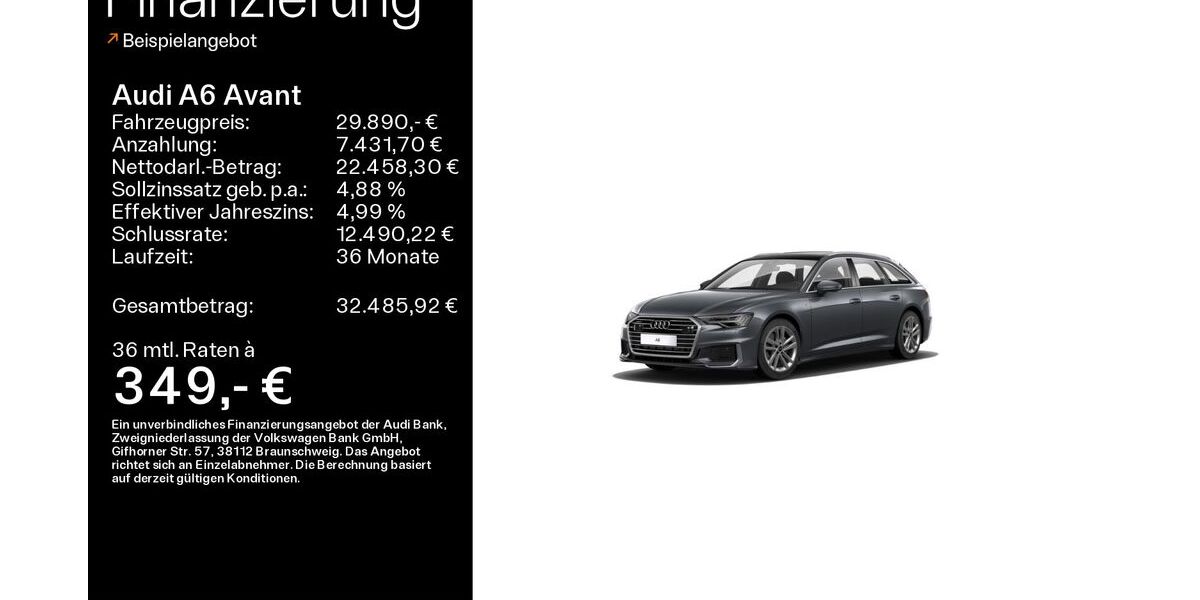 Audi A6 124.883 km 28.890 &euro; Heidenheim a. d. B. 89520