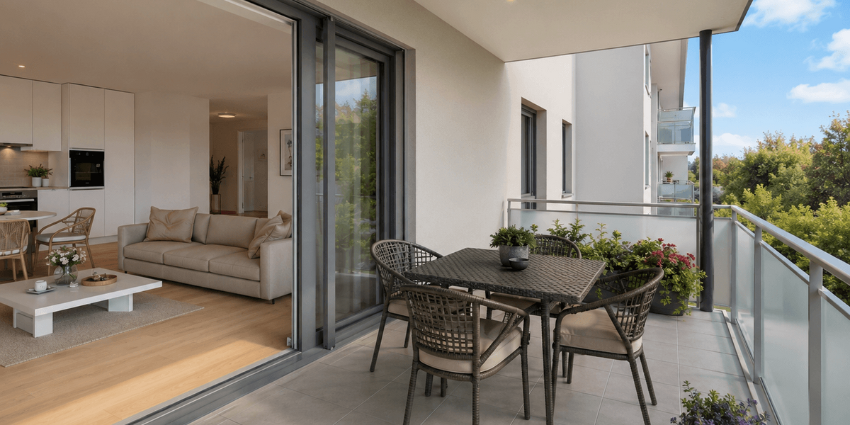 10% Rabatt bis August! Neubauprojekt „Panoramablick“ 3,5 Zi. Wohnung mit Balkon Aufzug & TG - Etagenwohnung Göggingen | Angebot:27532447