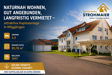 Wohnung Mögglingen - 3.5 Zimmer, 86 m&sup2;, 298.000&euro; | Angebot:25656107
