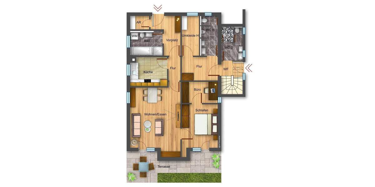 Einfamilienhaus Heidenheim Mergelstetten - 3 Zimmer, 170 m&sup2;, 460.000&euro; | Angebot:25898551