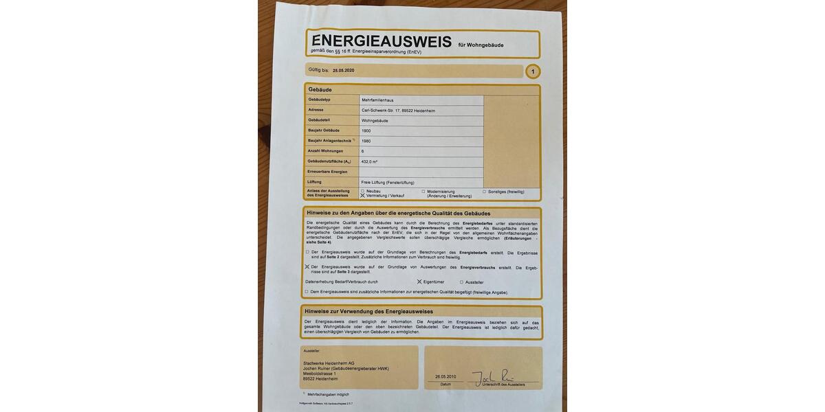 Etagenwohnung Heidenheim an der Brenz - 3.5 Zimmer, 225.000&euro; | Angebot:22297896