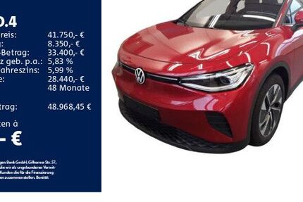 VW ID.4 11.925 km 41.750 &euro; Schwäbisch Gmünd 73525