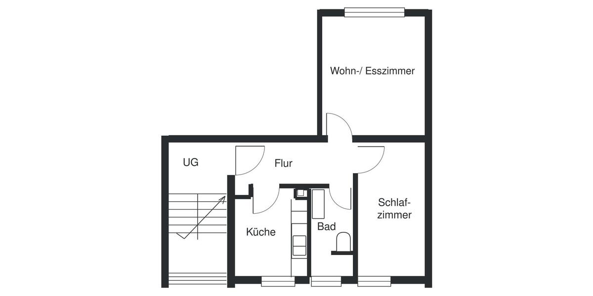 Etagenwohnung Aalen Attenhofen - 2.5 Zimmer, 45 m&sup2;, 715&euro; | Angebot:27583266