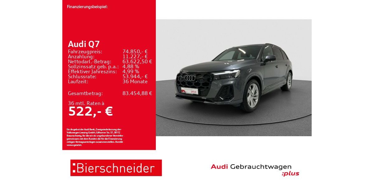 Audi Q7 19.165 km 74.850 &euro; Aalen 73431