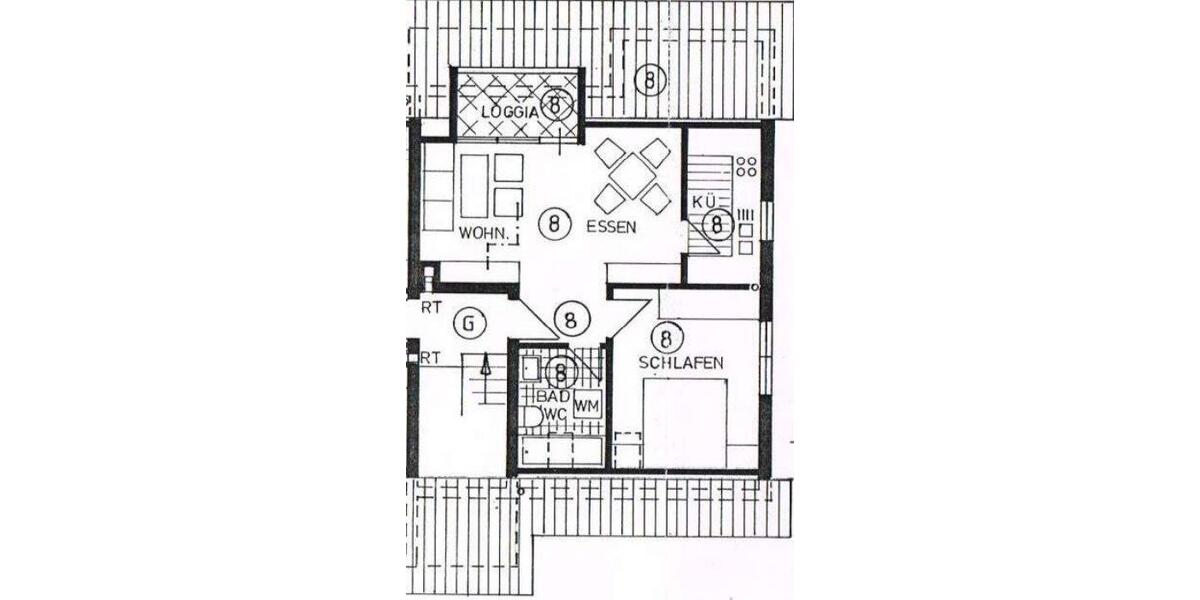 Dachgeschoßwohnung Gaildorf - 2 Zimmer, 49 m&sup2;, 145.000&euro; | Angebot:27116783