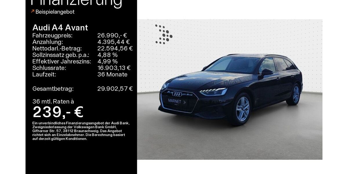 Audi A4 28.780 km 26.990 &euro; Heidenheim an der Brenz 89520