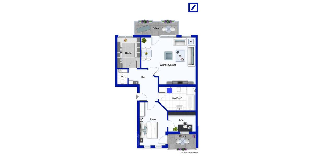 Etagenwohnung Heidenheim Mergelstetten - 2 Zimmer, 80 m&sup2;, 225.000&euro; | Angebot:26043947
