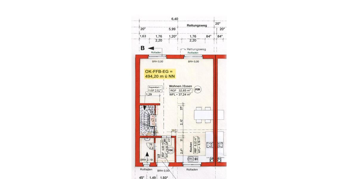 Reihenhaus Heidenheim an der Brenz Aufhausen - 4.5 Zimmer, 104 m&sup2;, 460.000&euro; | Angebot:24988707