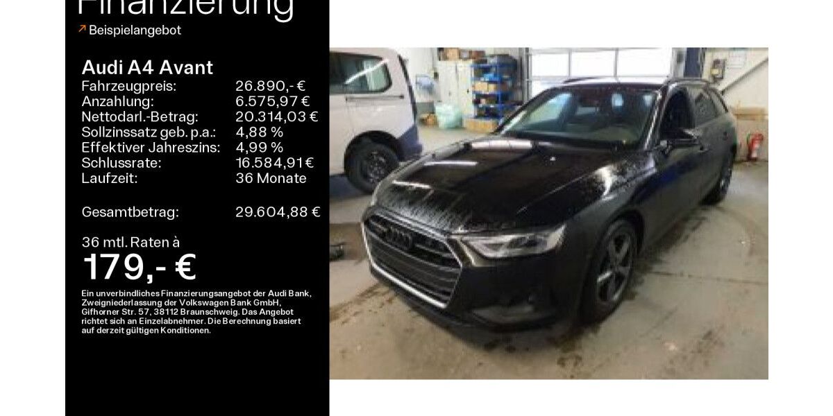 Audi A4 69.592 km 26.890 &euro; Heidenheim an der Brenz 89520