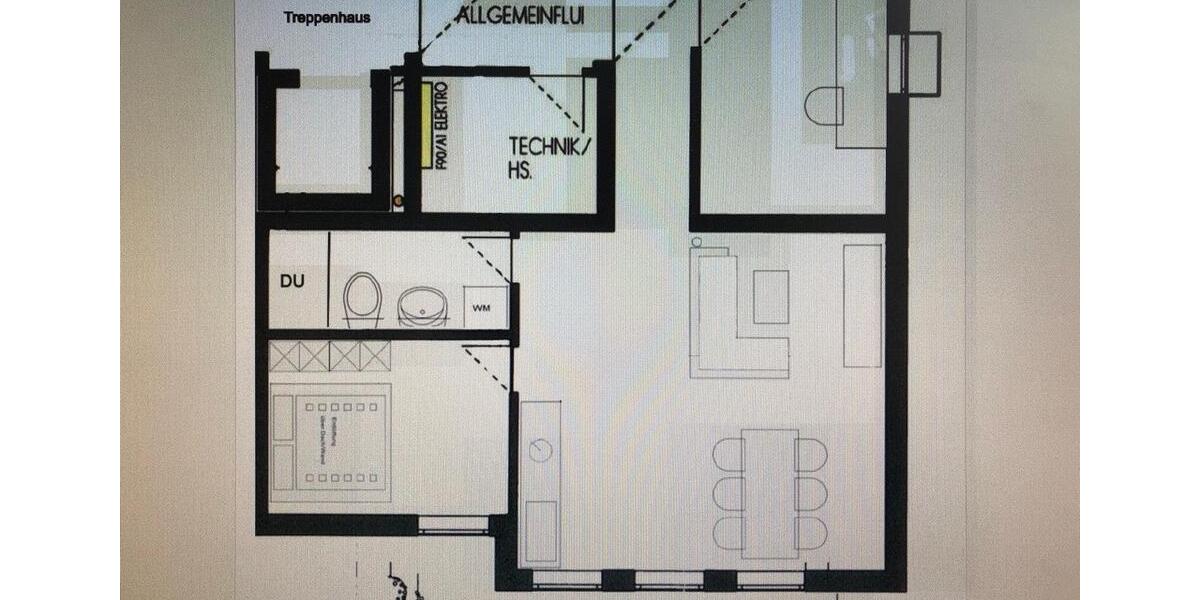 Etagenwohnung Hüttlingen - 2 Zimmer, 54 m&sup2;, 770&euro; | Angebot:25976187