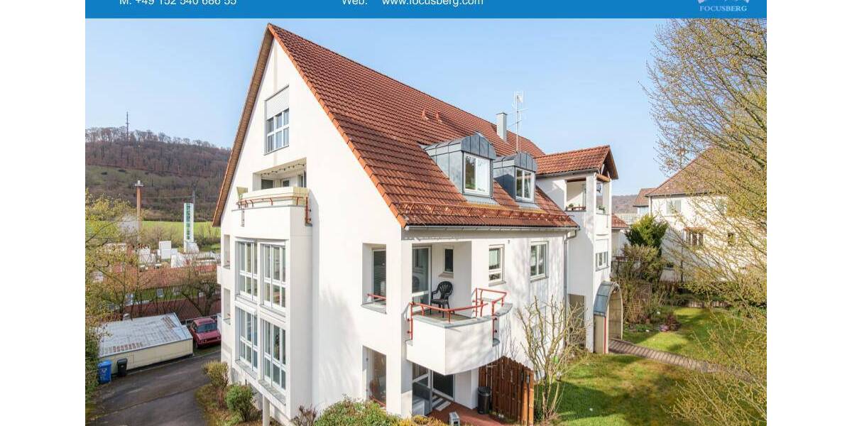 Etagenwohnung Aalen Unterkochen - 3 Zimmer, 100 m&sup2;, 350.000&euro; | Angebot:26028326