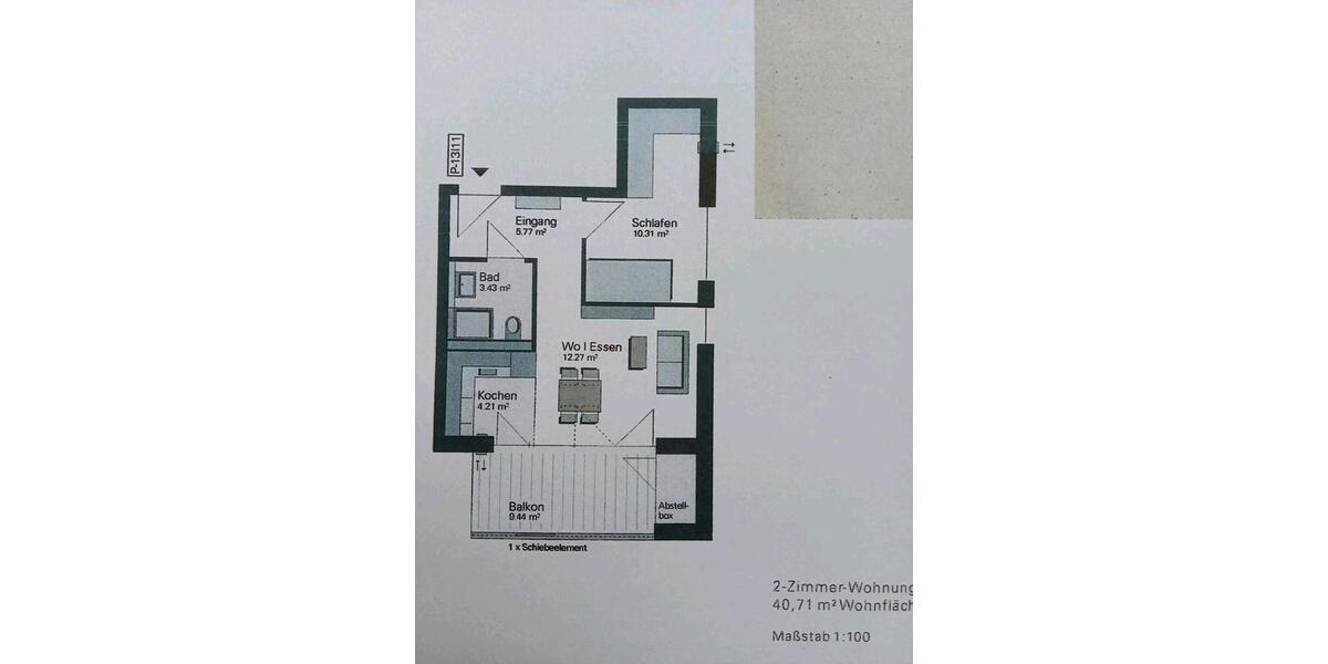 Etagenwohnung Herbrechtingen - 2 Zimmer, 41 m&sup2;, 550&euro; | Angebot:26663414