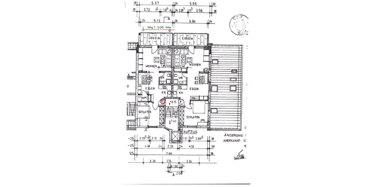 Etagenwohnung Aalen Dewangen - 2.5 Zimmer, 71 m&sup2;, 533&euro; | Angebot:26421315