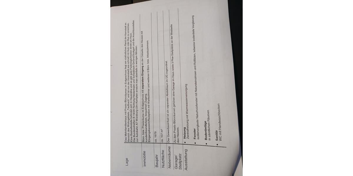 Gewerbeobjekt Aalen - 1.598&euro; | Angebot:25989917