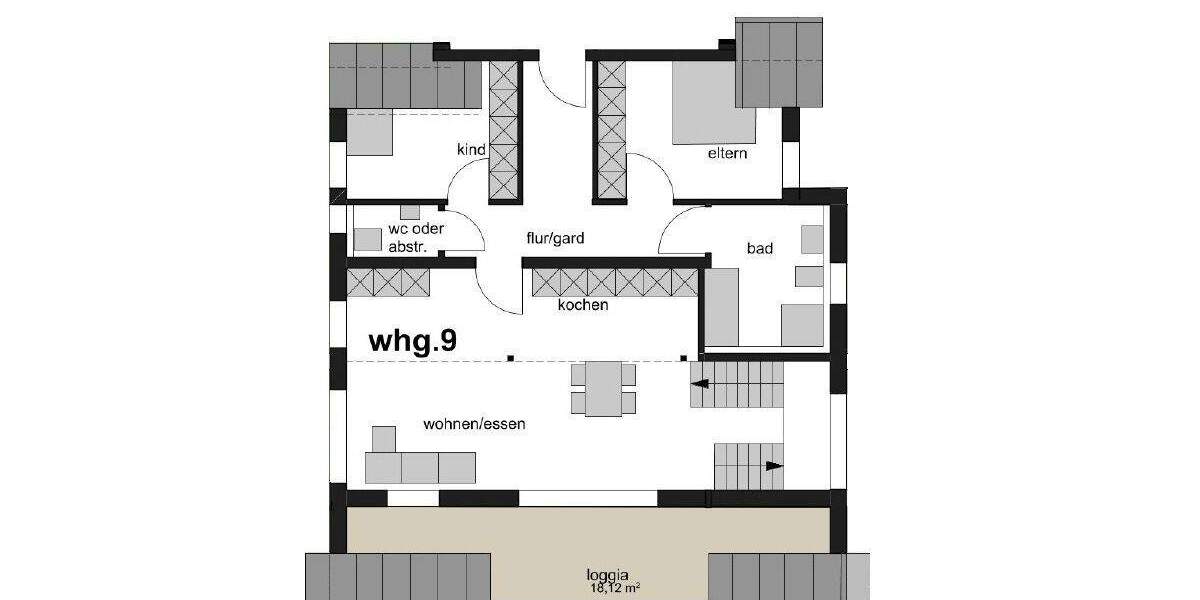 Etagenwohnung Aalen Wasseralfingen - 4 Zimmer, 130 m&sup2;, 599.000&euro; | Angebot:25726038