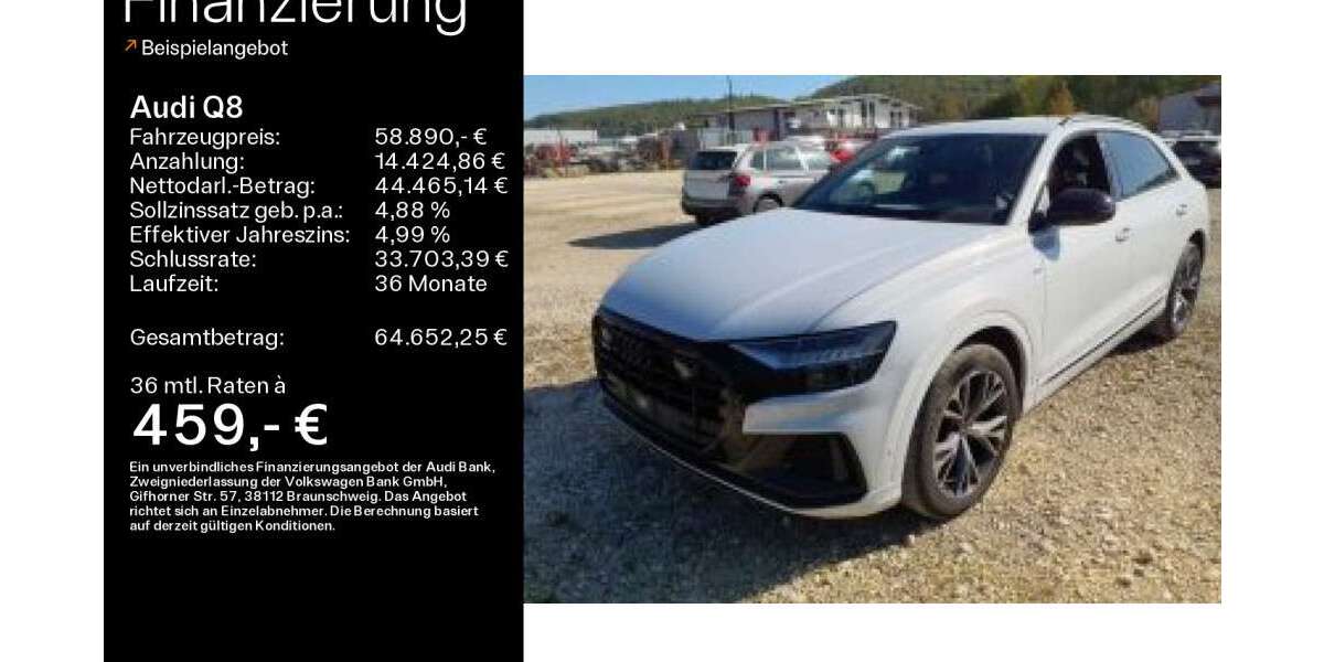 Audi Q8 87.828 km 58.890 &euro; Heidenheim an der Brenz 89520