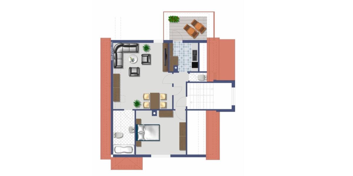 Dachgeschoßwohnung Aalen Unterkochen - 2 Zimmer, 68 m&sup2;, 809&euro; | Angebot:25842331