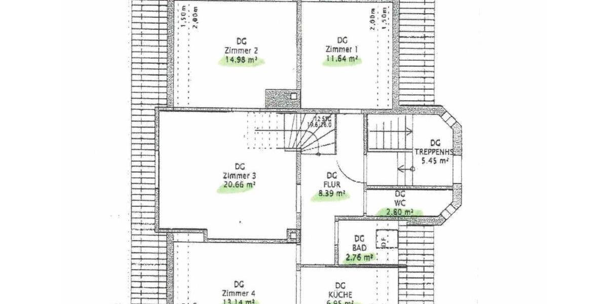 Dachgeschoßwohnung Ellwangen (Jagst) - 3.5 Zimmer, 81 m&sup2;, 900&euro; | Angebot:25552194